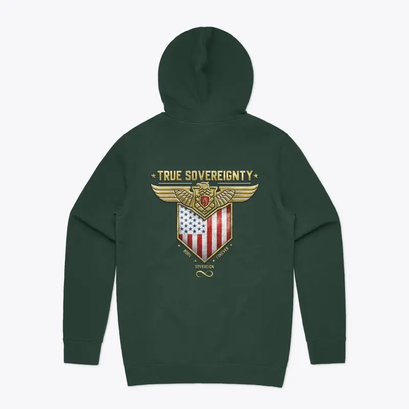 BORN SOVEREIGN 4EVER GLD MENS HOODIE