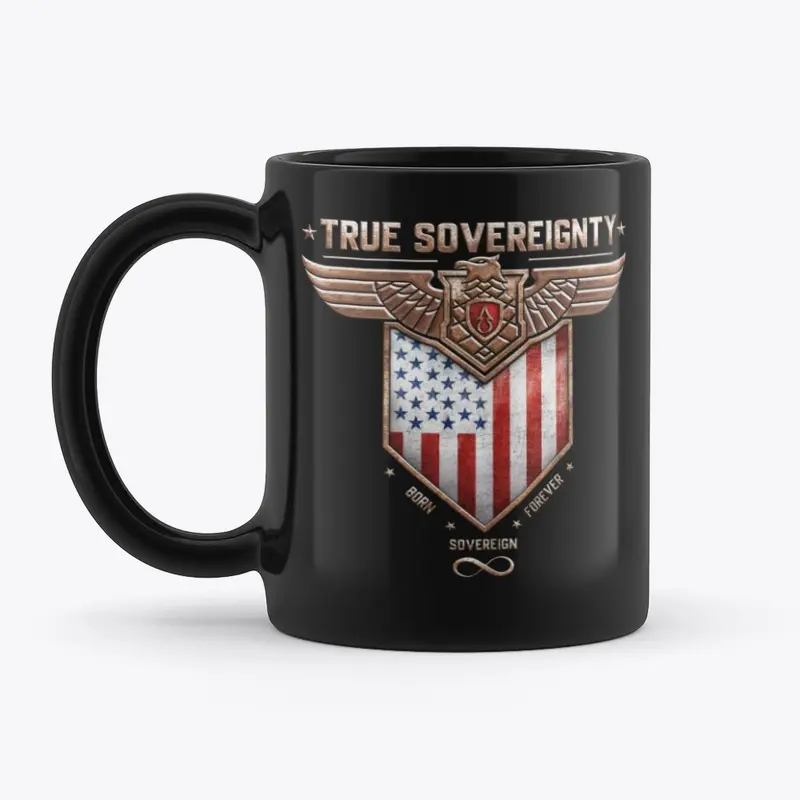 BORN SOVEREIGN 4EVER CPR BLACK MUG